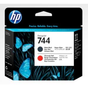 HP744プリントヘッドマットBK/レッド F9J88A｜123mk