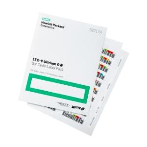 LTO9 Ultrium RW バーコードラベル パック Q2017A