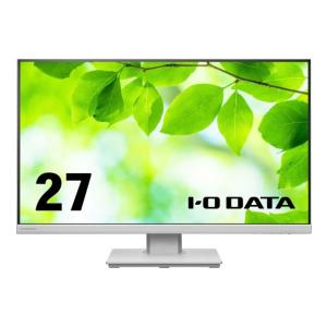 「5年保証」フリースタイルスタンド&amp;広視野角ADSパネル採用27型ワイド液晶 ホワイト LCD-DF...