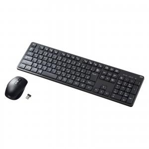 ワイヤレス静音キーボードマウスセット SKB-WL37SETBKの商品画像