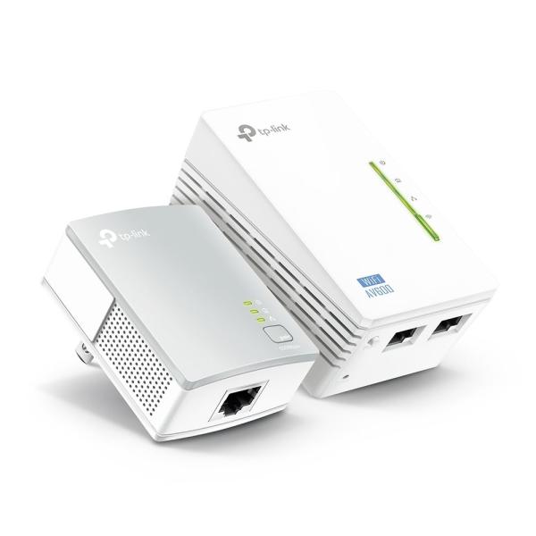 AV600 PLCアダプターと300Mbpsの中継器&amp;PLCアダプターのセットモデル TL-WPA4...
