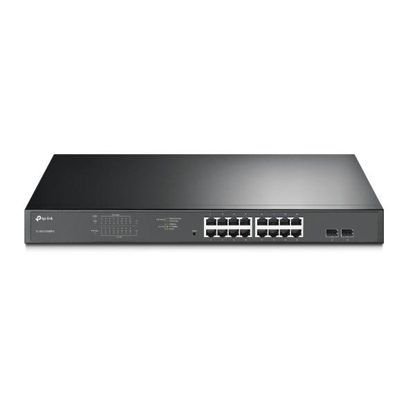 JetStream 16-Port Gigabit Easy Smart PoE/PoE+ Swit...