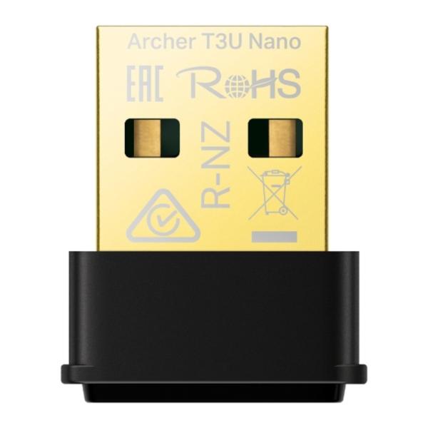 AC1300 MU-MIMO対応 ナノUSB Wi-Fi子機 ARCHER T3U NANO(JP)