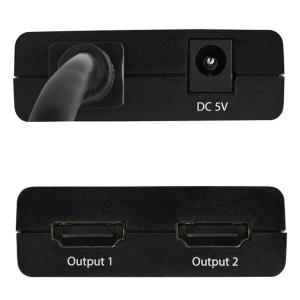 2出力対応 4K HDMI 分配器スプリッター USBバスパワー/ACアダプタ対応 4K 30Hz ST122HD4KU｜123mk