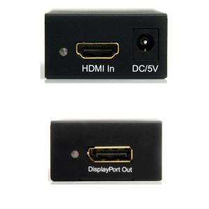 HDMI/DVI - DisplayPortアクティブコンバーター HDMI入力 - DP/ディスプレイポート出力変換アダプタ HDMI2DP｜123mk