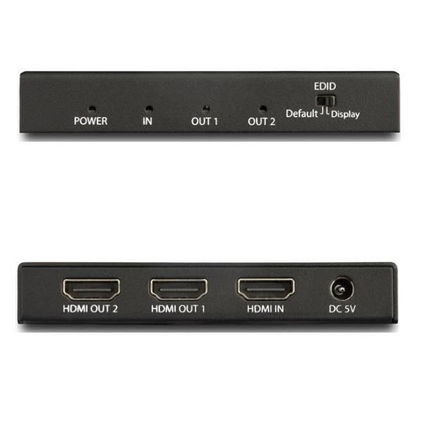 HDMI分配器 1入力2出力 4K/60Hz HDMI 2.0 スプリッター HDR ST122HD...