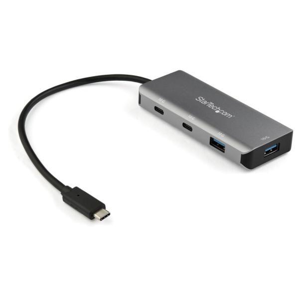 4ポートUSB-Cハブ USB 3.1 Gen 2準拠 2x Type-Cポート/2x Type-A...