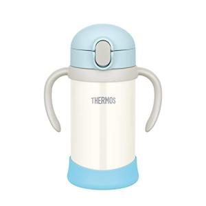 サーモスTHERMOS まほうびんのベビーストローマグ FJL-350 ブルーホワイト BLWH 350mlの商品画像