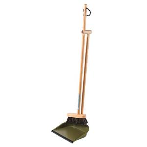 ダルトンDulton 掃除グッズ ダストパン アンド ブルーム オリーブドラブ 高さ930×幅290×奥行232mm DUSTPAN & BROの商品画像