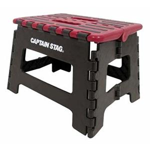 キャプテンスタッグCAPTAIN STAG 踏み台 ステップ 椅子 折りたたみ ステップ Sサイズ レッド UW-1510の商品画像