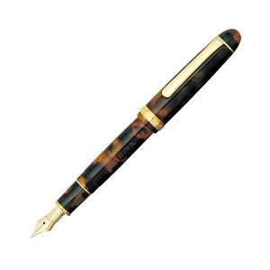 プラチナ万年筆 万年筆 セルロイド 中字 ベッコウ PTB-35000#62-3 - 最