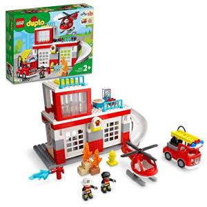 レゴLEGO デュプロ デュプロのまち しょうぼうしょとヘリコプター 10970 おもちゃ ブロック プレゼント幼児 赤ちゃん 消防 しょうぼうの商品画像
