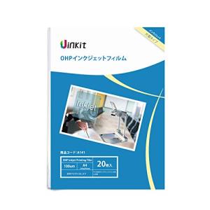 A4 OHPフィルム インクジェット用 コピー用 20枚 ノーカット 透明 Uinkit (A4)の商品画像