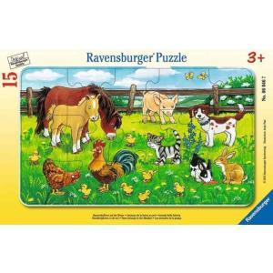 Ravensburger ラベンスバーガー 農場の動物たち (15ピース)の商品画像