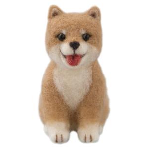 ハマナカ フェルトキット 須佐沙知子デザイン アクレーヌでつくるDOG&amp;CAT 豆柴のこいぬ H441-511の商品画像