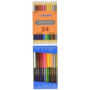 コーリン鉛筆 785丸 12本24色紙箱入り色鉛筆 785-12／24の商品画像
