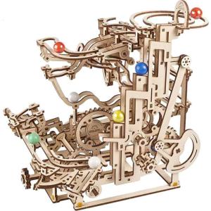 Ugears 70170 Marble Run Tiered Hoist Model Kit Wooden Blocks DIY Puzzleの商品画像