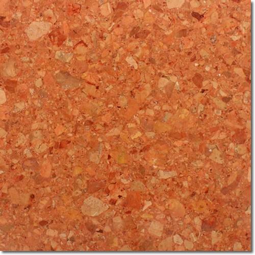 法人様宛送料半額/人造大理石ロッソベロナ 400角本磨き 6枚/ケース