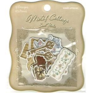 Motif Collage Seal Flake　ＡＮＴＩＱＵＥ｜14colorsys