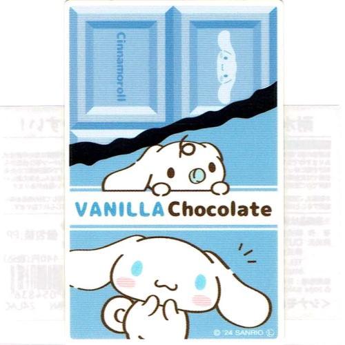 サンリオキャラクターズチョコレートアイテムコレクション ミニデコステッカー　シナモロール