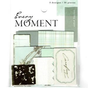 エブリ モーメント ステッカー フレーク green : シールプラザ