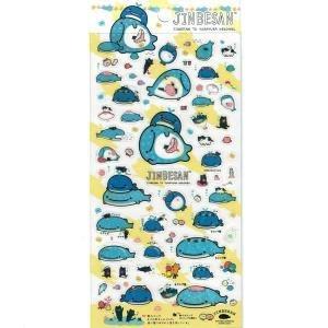 じんべえさんクリアシール じんべえさんとゆらゆらネコンブ2