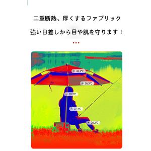 釣り用傘 フィッシングパラソル 大型 360度...の詳細画像2