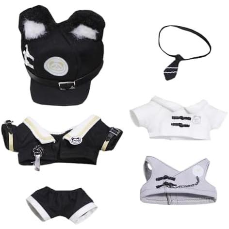 10cmぬいぐるみ着せ替えセット 服6点 綿素材 キッズプレゼント