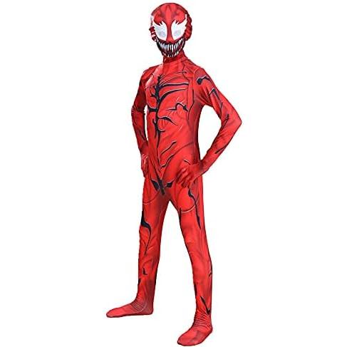 ヴェノム2 キッズコスプレ 3Dプリント マスク&amp;全身衣装 2点セット 男の子向け