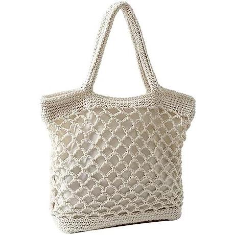 麦わら手編み 大容量 ストローバッグ レディース トートバッグ カゴバッグ 2WAY ナチュラル