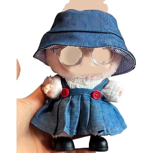 ラブブ17cm 着せ替え服 サロペットスカート 5点セット ドール服 ぬいぐるみ服