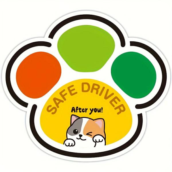 猫用ミートボールタイプデカール 耐候性ビニール 自己粘着 車・SUV・バイク外装アクセサリー 2個セ...