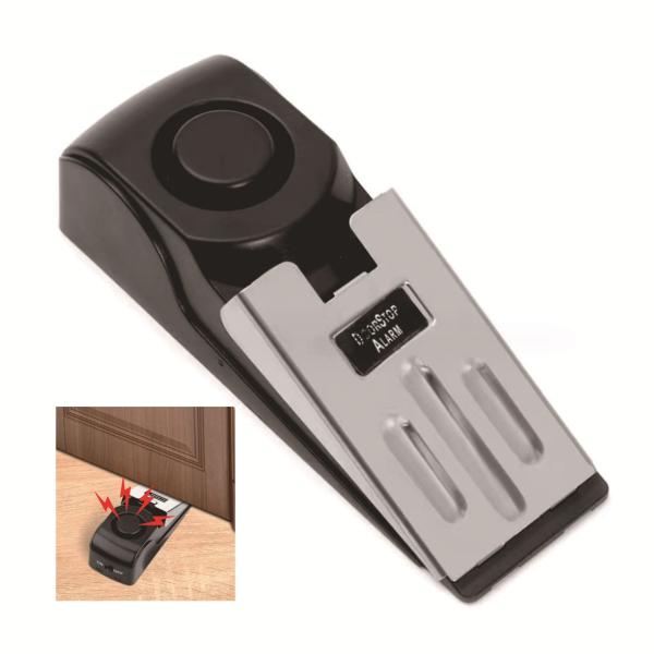 ドアストッパー アラーム 防犯器 警報器 防犯アラーム 家 ホテル防盗器 電池1本（付き）