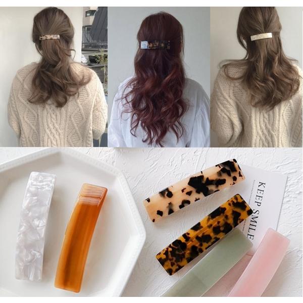 リボン バレッタ シニヨン おだんごカバー 髪飾り 髪留め1点