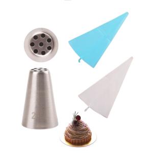 モンブラン絞り器 モンブラン口金絞り袋セット モンブラン口金 絞り袋1pcs  2点セット モンブラン口金セット モンブラン 口金　モンブラン用 　マロン口金｜ヤスイショップ