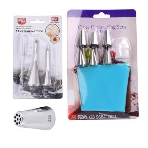 8pcs絞り口金セット、モンブラン絞り器 、モンブラン口金、シュークリーム用口金セット、生クリーム