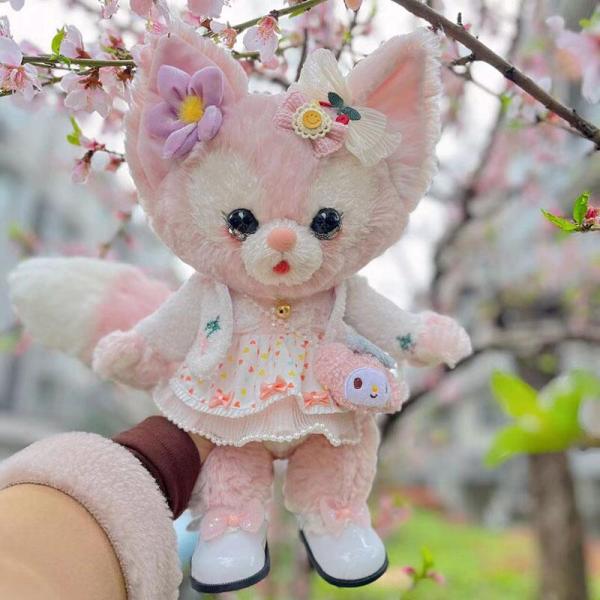 リーナベルぬいぐるみ用 ハンドメイド プリンセスドレス コスチューム 8点セット Sサイズ
