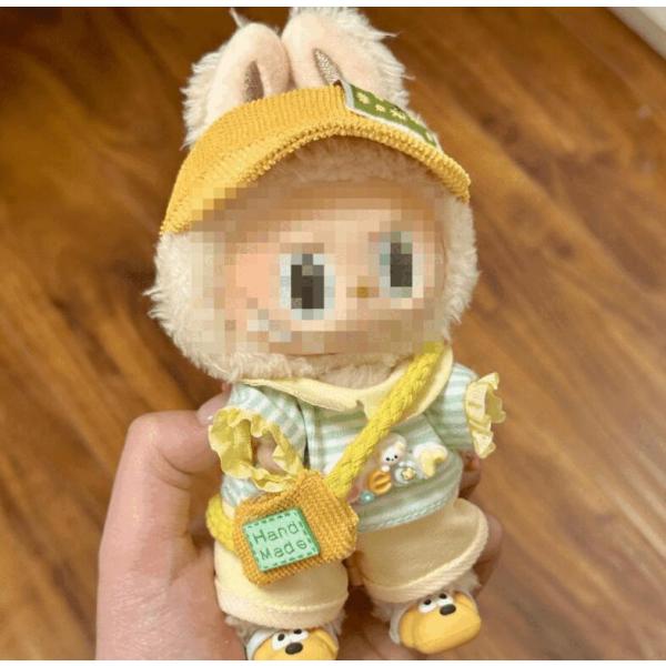 Labubu専用ハンドメイド服4点セット|15cm・17cm対応 カジュアルシューズスタイル ドール...