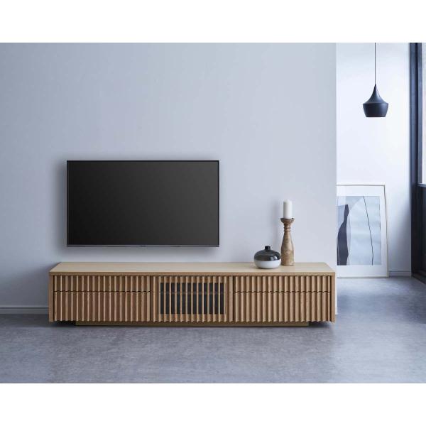 【 高級 】 国産 TV テレビ ボード ローボード 幅180ｃｍ ウォールナット 組立込 BARR...