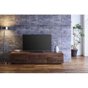 【 高級 】 国産 TV テレビ ボード ローボード リベンジ 幅200ｃｍ ウォールナット 組立込...