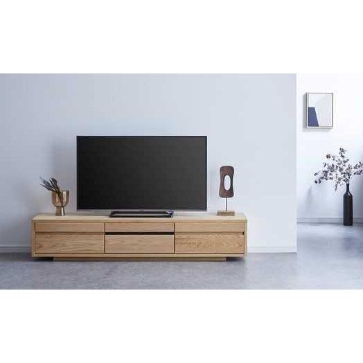 【 高級 】 国産 TV テレビ ボード ローボード オーク 幅200ｃｍ 組立込 TEMPLE