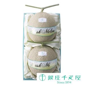 ポイント2倍〜 父の日 2026 フルーツ プレゼント 贈り物 ギフト Gift 銀座千疋屋 マスクメロン(化粧箱）2個入（約1.3kg〜）　No33｜銀座千疋屋