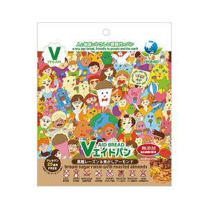非常食 パン 5年保存 東京ファインフーズ Ｖエイド保存パン 黒糖レーズン＆焦がしアーモンド 125gの商品画像