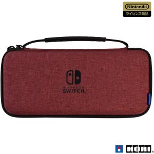 Switch スリムハードポーチ プラス for Nintendo Switch レッド （ＨＯＲＩ製） （任天堂ライセンス商品）の商品画像
