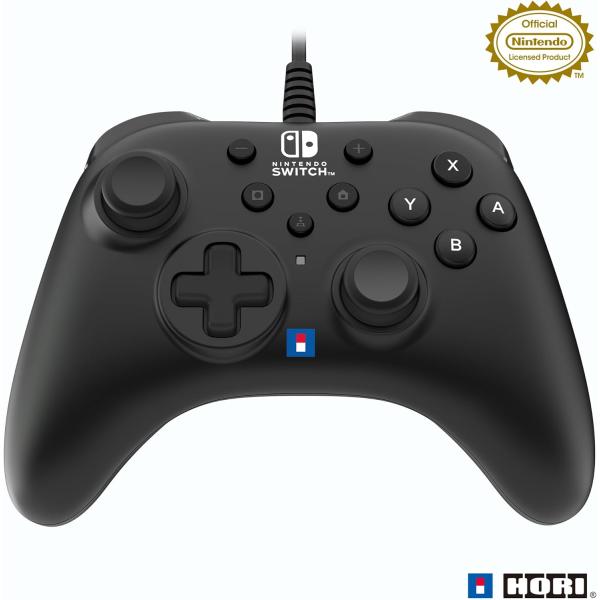 Switch　ホリパッドTURBO for Nintendo Switch／PC　ブラック（２０２４...