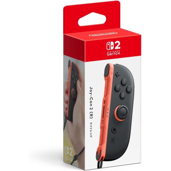 Switch 2　Joy-Con 2（R）ライトレッド（ジョイコン２Ｒ）（ポスト投函便不可）（２０２...