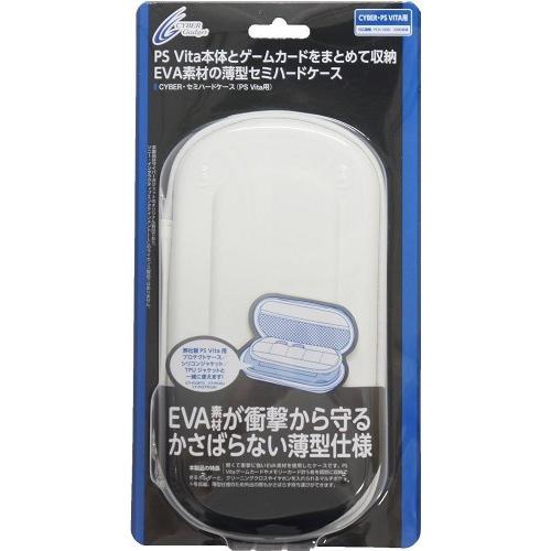 ＰＳＶｉｔａ　ＣＹＢＥＲ・セミハードケース　ホワイト（ＰＳＶｉｔａ２０００番シリーズ用）（ネコポス便...