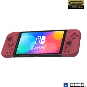 Switch　グリップコントローラー Fit for Nintendo Switch APRICOT RED（ネコポス便不可）（２０２２年９月８日発売）【新品】