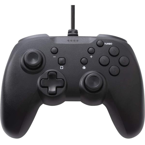 Switch　CYBER・ジャイロコントローラー　ライト　有線タイプ　ブラック（ネコポス便不可）（２...