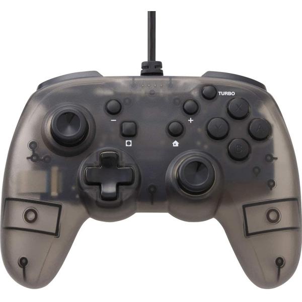 Switch　CYBER・ジャイロコントローラー　ライト　有線タイプ　クリアブラック（ネコポス便不可...